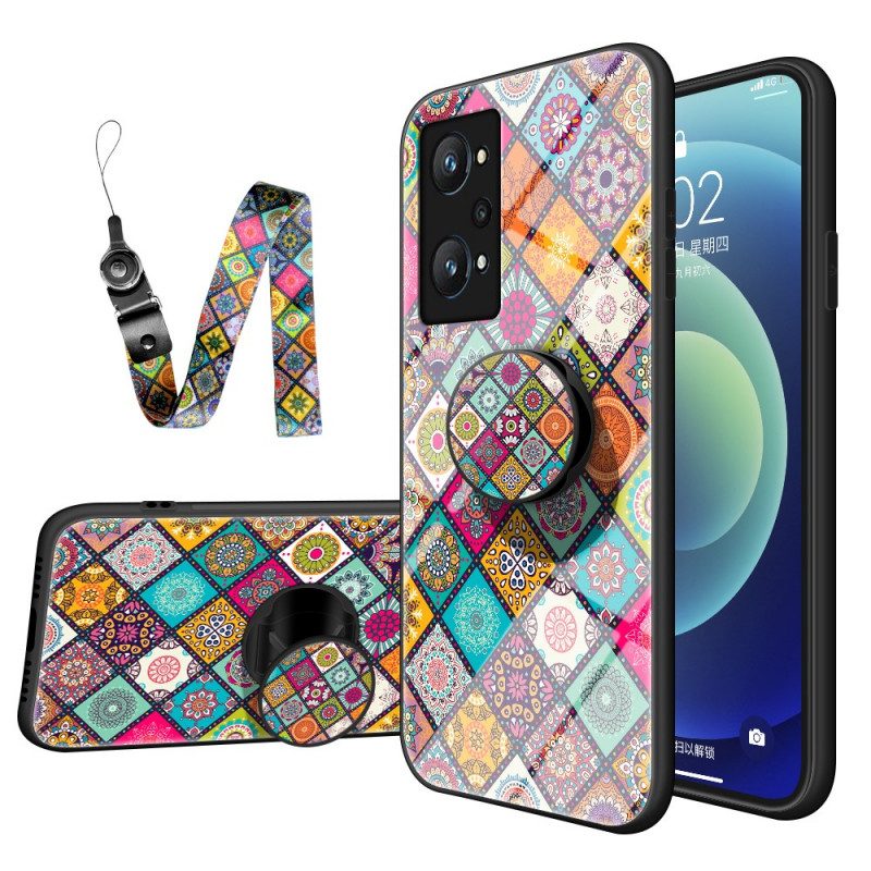 Handyhülle Für Realme GT Neo 3T / Neo 2 Patchwork-magnethalter