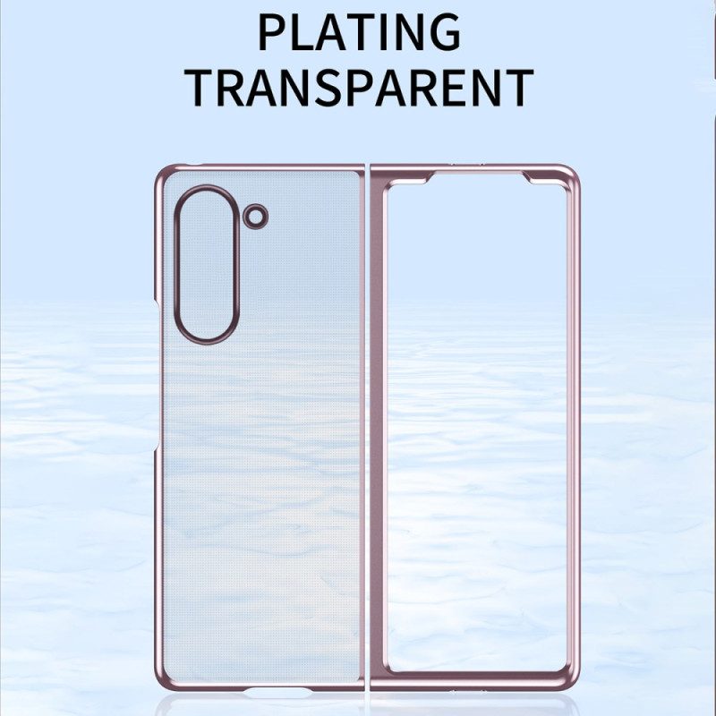 Hülle Für Samsung Galaxy Z Fold 6 Transparente Metallkanten