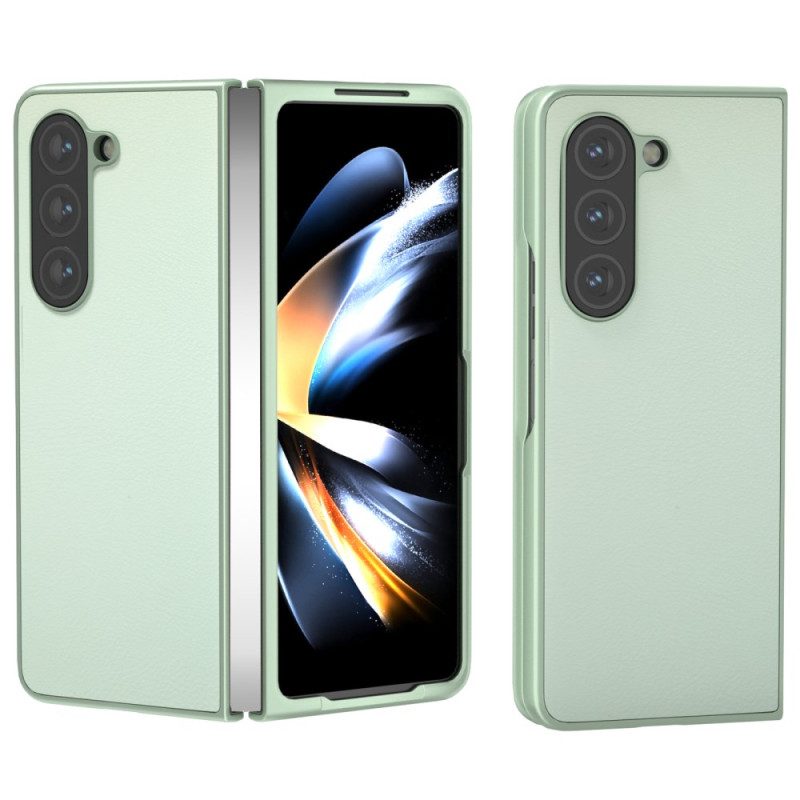 Hülle Samsung Galaxy Z Fold 6 Ledereffekt