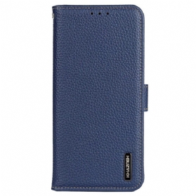 Flip Case Für Xiaomi Redmi Note 12 Pro Khazneh Litschi-leder