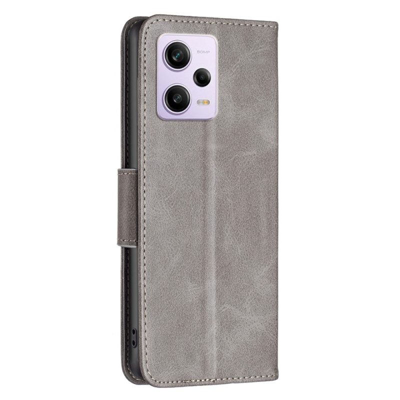 Flip Case Für Xiaomi Redmi Note 12 Pro Schrägverschluss