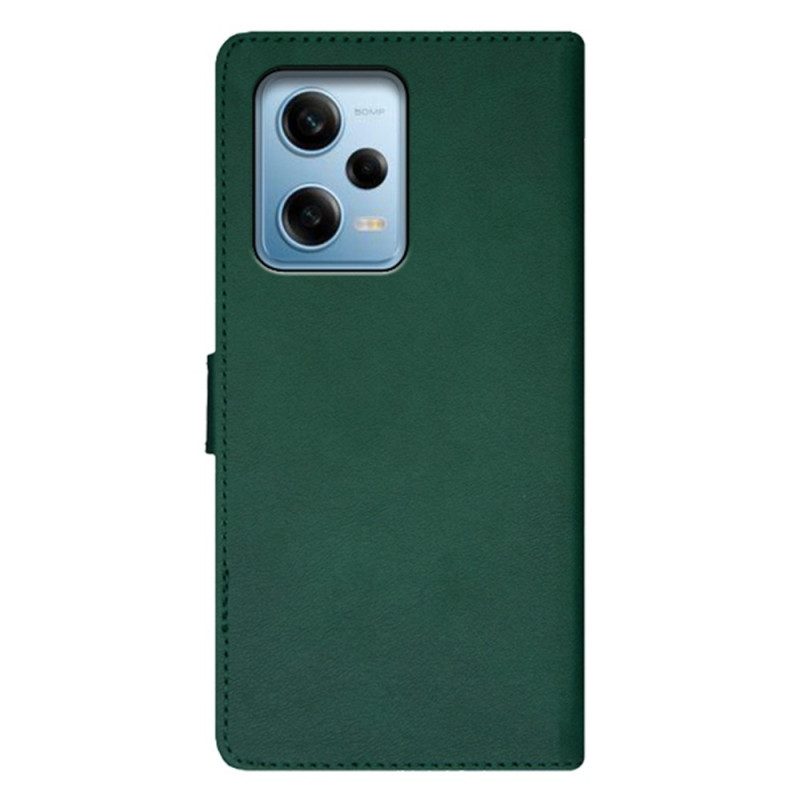 Flip Case Für Xiaomi Redmi Note 12 Pro Zweifarbiges Idewei