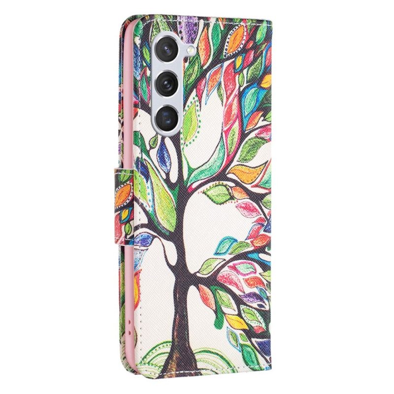 Flip Case Für Samsung Galaxy S23 5G Baum