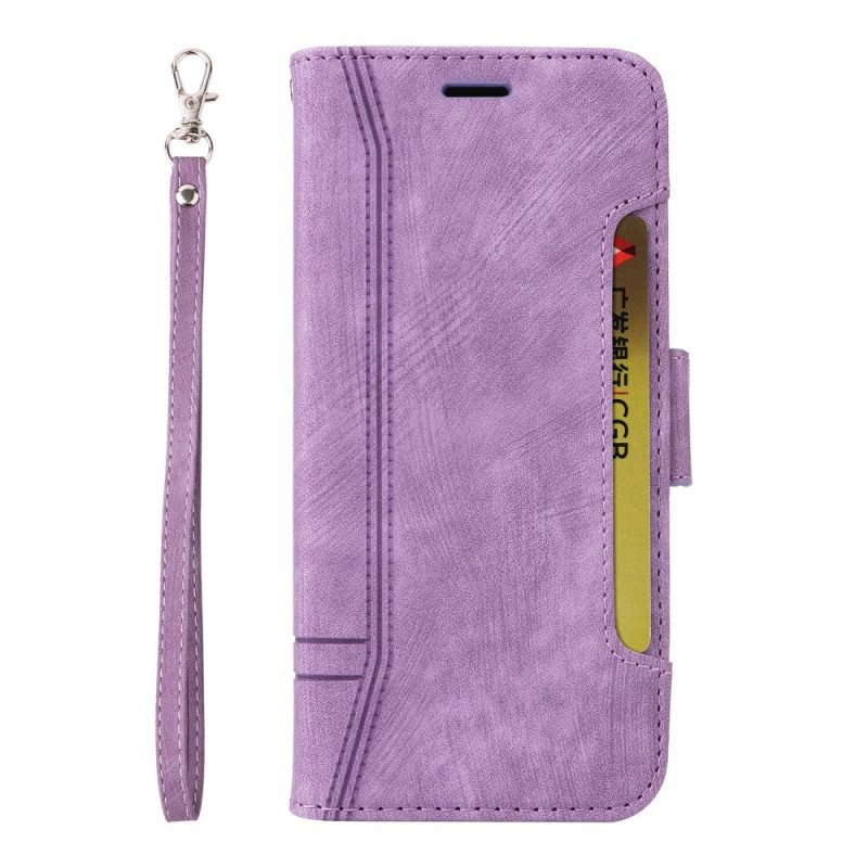 Flip Case Für Samsung Galaxy S23 5G Betopnice Kartenhalter Vorne