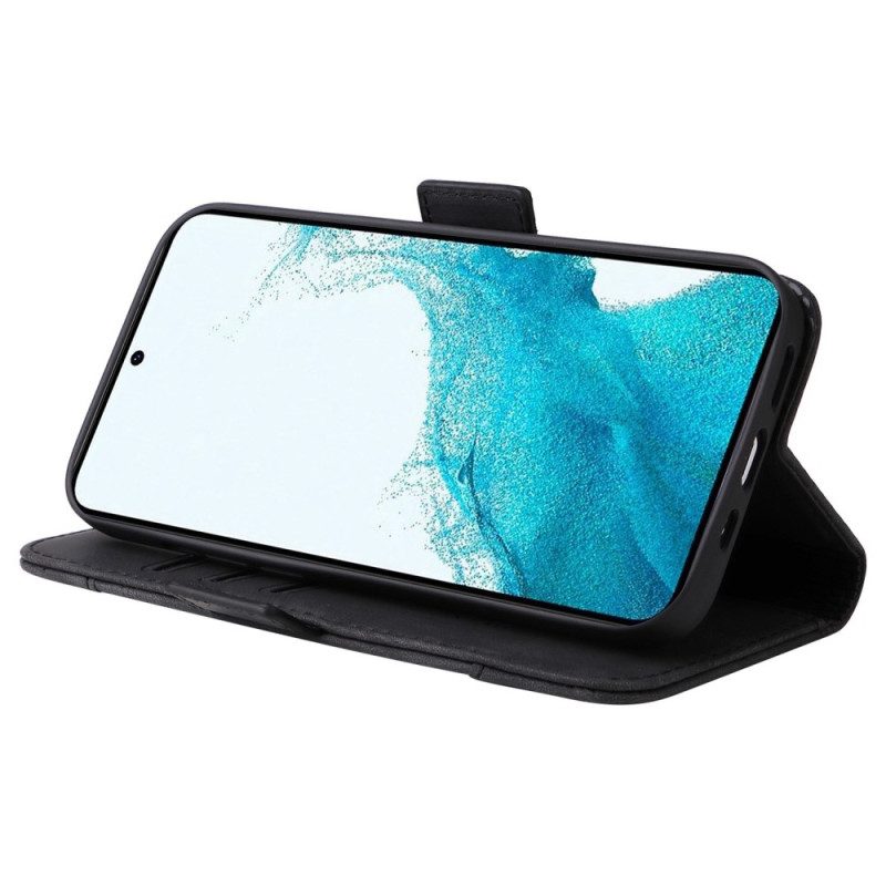 Flip Case Für Samsung Galaxy S23 5G Betopnice Kartenhalter Vorne