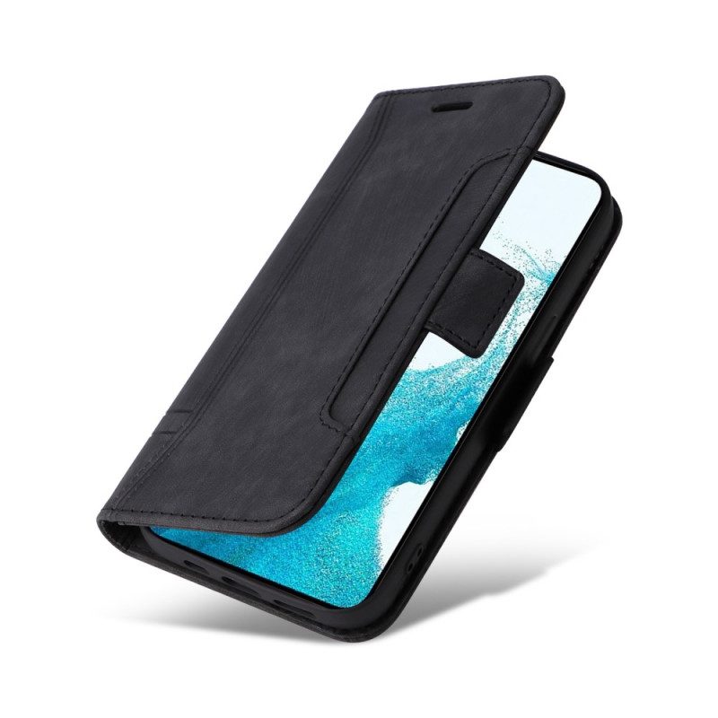 Flip Case Für Samsung Galaxy S23 5G Betopnice Kartenhalter Vorne