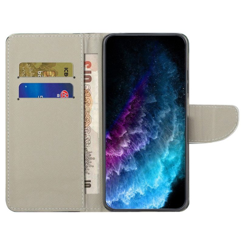 Flip Case Für Samsung Galaxy S23 5G Eulen