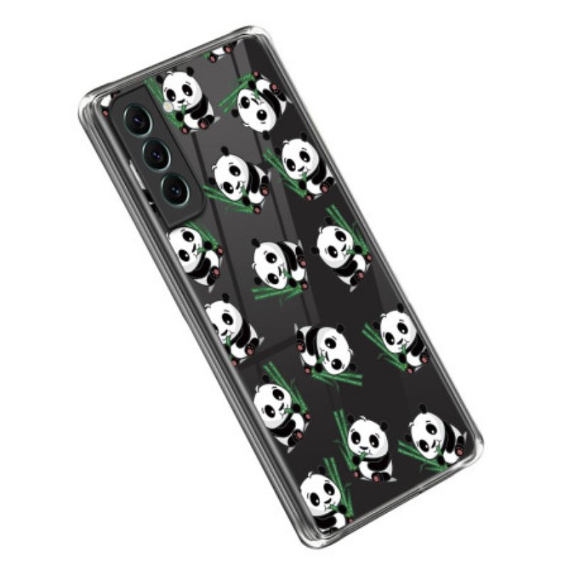 Handyhülle Für Samsung Galaxy S23 5G Kleine Pandas