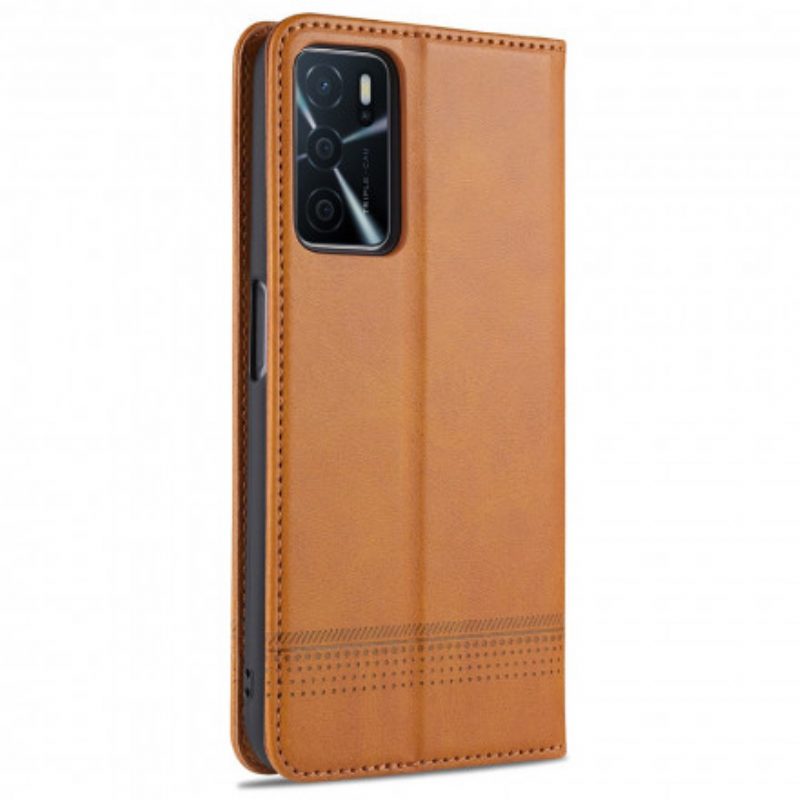 Schutzhülle Für Oppo A16 / A16s Flip Case Azns Leder-styling