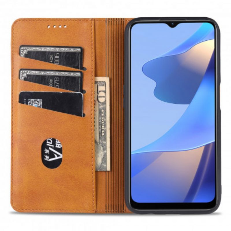 Schutzhülle Für Oppo A16 / A16s Flip Case Azns Leder-styling