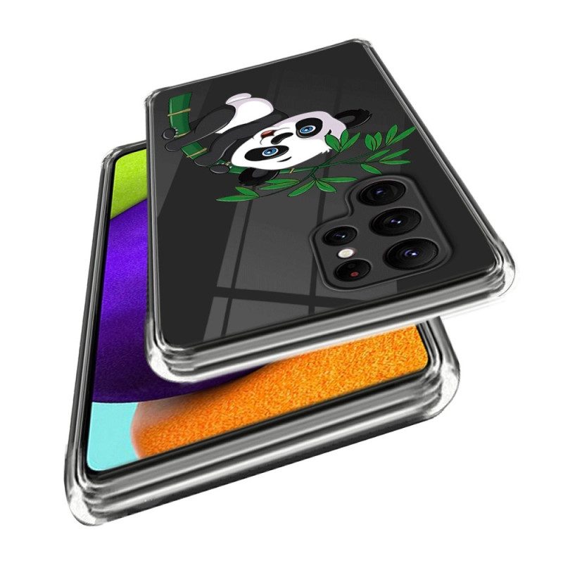 Handyhülle Für Samsung Galaxy S23 Ultra 5G Panda-bambus