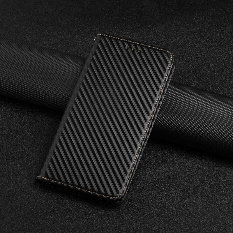 Schutzhülle Für Samsung Galaxy S23 Ultra 5G Mit Kordel Flip Case Riemchen-carbonfaser-stil