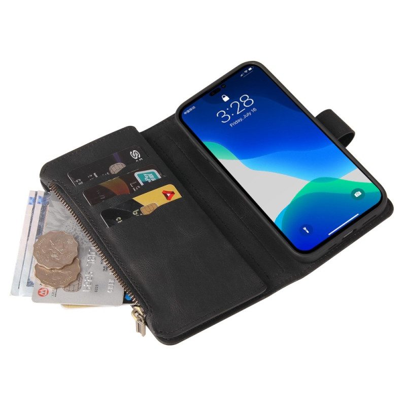 Flip Case Für iPhone 14 Pro Max Multifunktionsoptimierte Kartenhalter