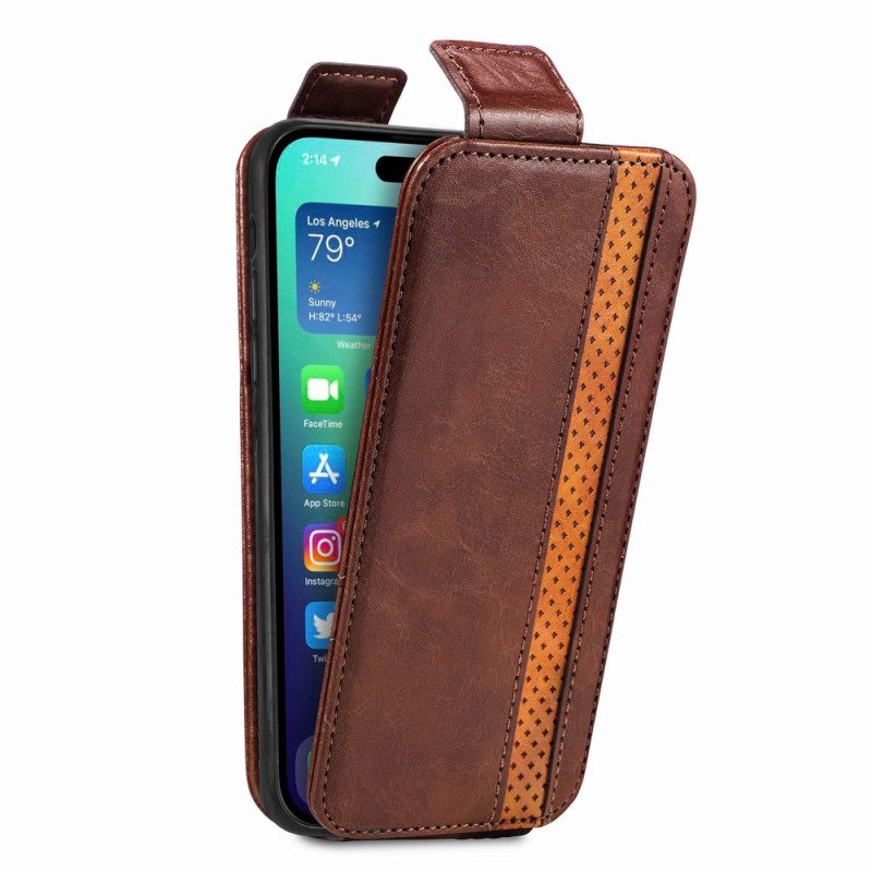 Flip Case Für iPhone 14 Pro Max Flip Case Vertikale Klappe Von Caseneo