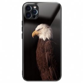 Handyhülle Für iPhone 14 Pro Max Eagle Gehärtetes Glas