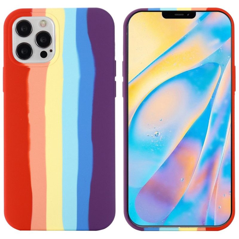 Handyhülle Für iPhone 14 Pro Max Regenbogen