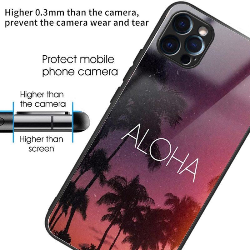 Hülle Für iPhone 14 Pro Max Aloha Gehärtetes Glas