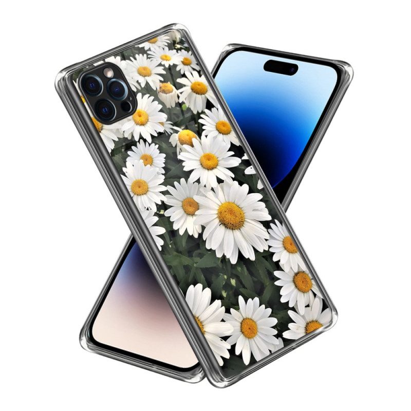 Hülle Für iPhone 14 Pro Max Gänseblümchen