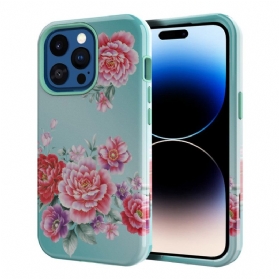 Hülle Für iPhone 14 Pro Max Vintage-blumen