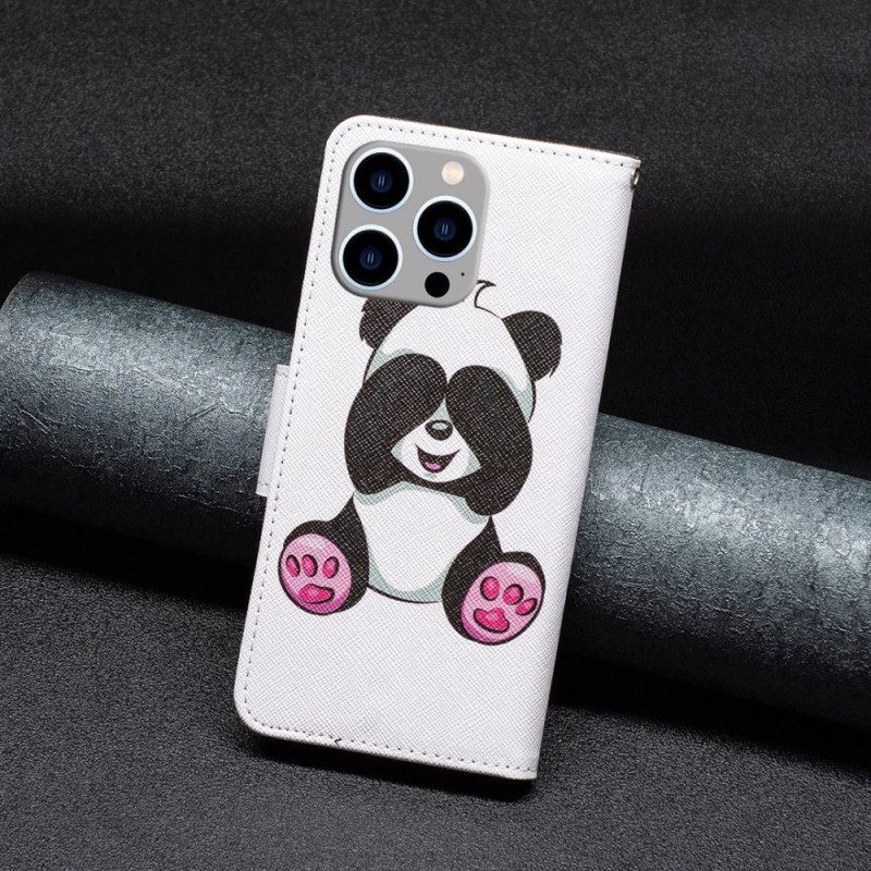 Lederhüllen Für iPhone 14 Pro Max Panda