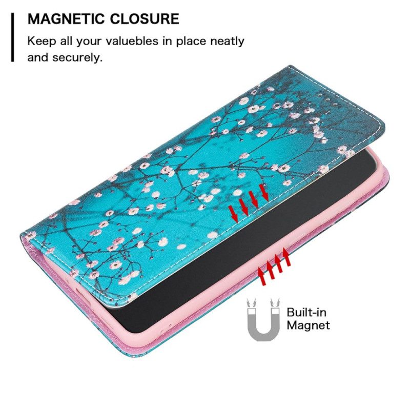 Schutzhülle Für iPhone 14 Pro Max Flip Case Blumen