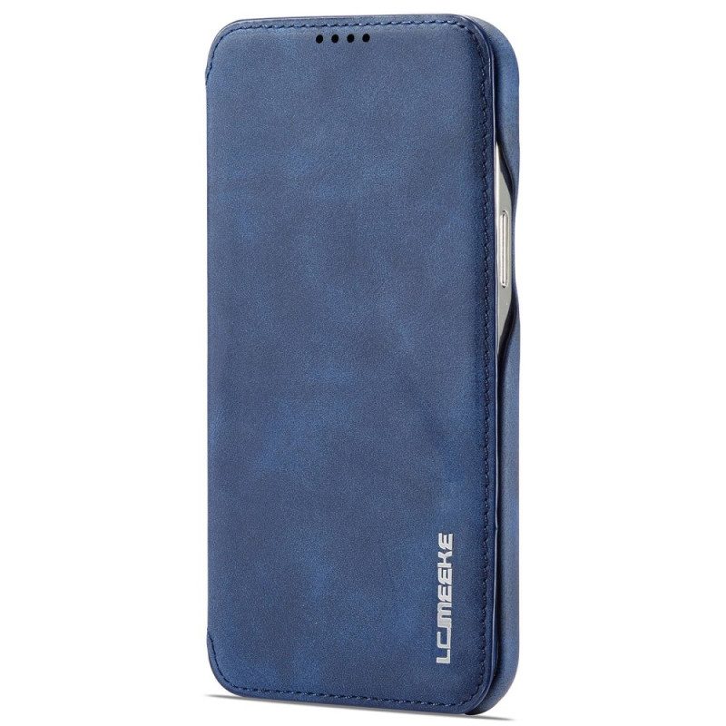 Schutzhülle Für iPhone 14 Pro Max Flip Case Lc.imeeke Ledereffekt