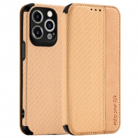 Schutzhülle Für iPhone 14 Pro Max Flip Case Saugnapfverschluss Aus Kohlefaser