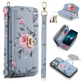 Hülle Flip Case Für iPhone 15 Pro Komplettes Zubehör Für Abnehmbare Schale