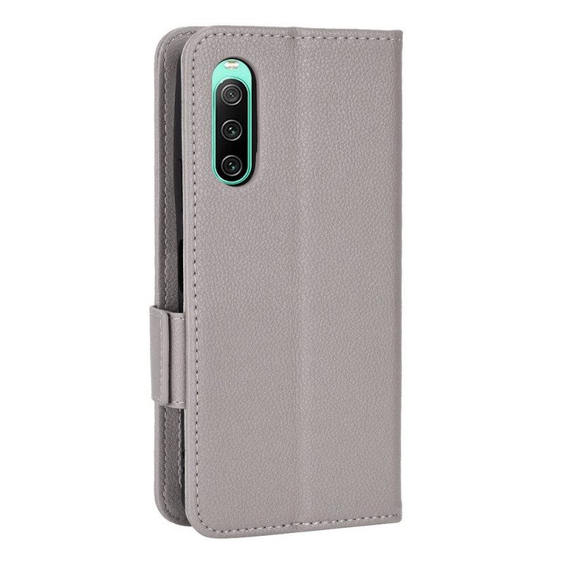 Flip Case Für Sony Xperia 10 IV Finesse-doppelverschluss