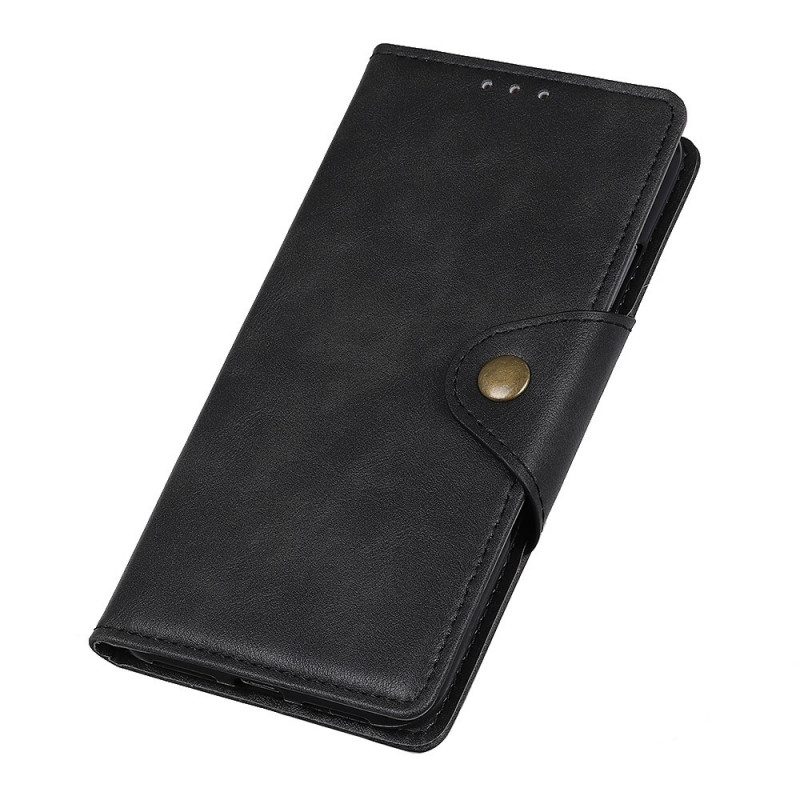 Flip Case Für Sony Xperia 10 IV Knopf Aus Kunstleder