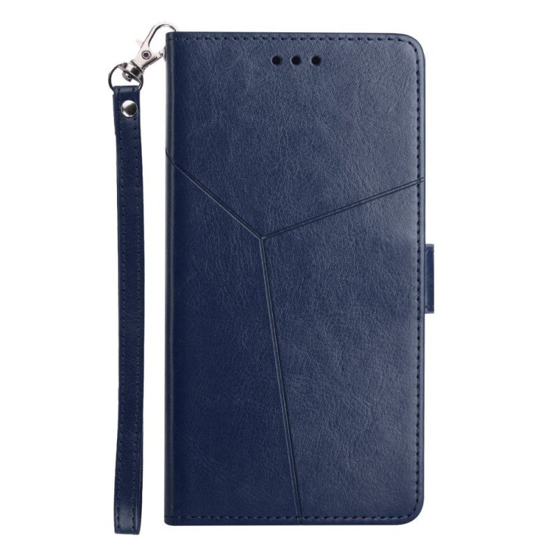 Flip Case Für Sony Xperia 10 IV Mit Kordel Riemchen-y-muster