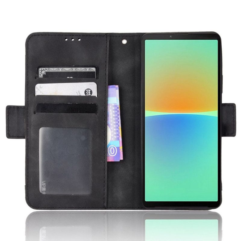 Flip Case Für Sony Xperia 10 IV Multi-card Premier Class