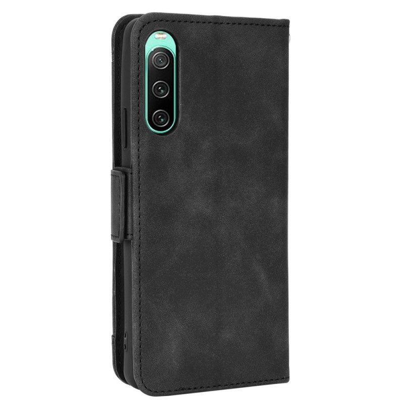 Flip Case Für Sony Xperia 10 IV Multi-card Premier Class