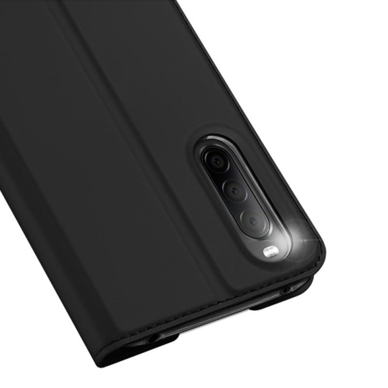 Lederhüllen Für Sony Xperia 10 IV Skin Pro Dux Ducis