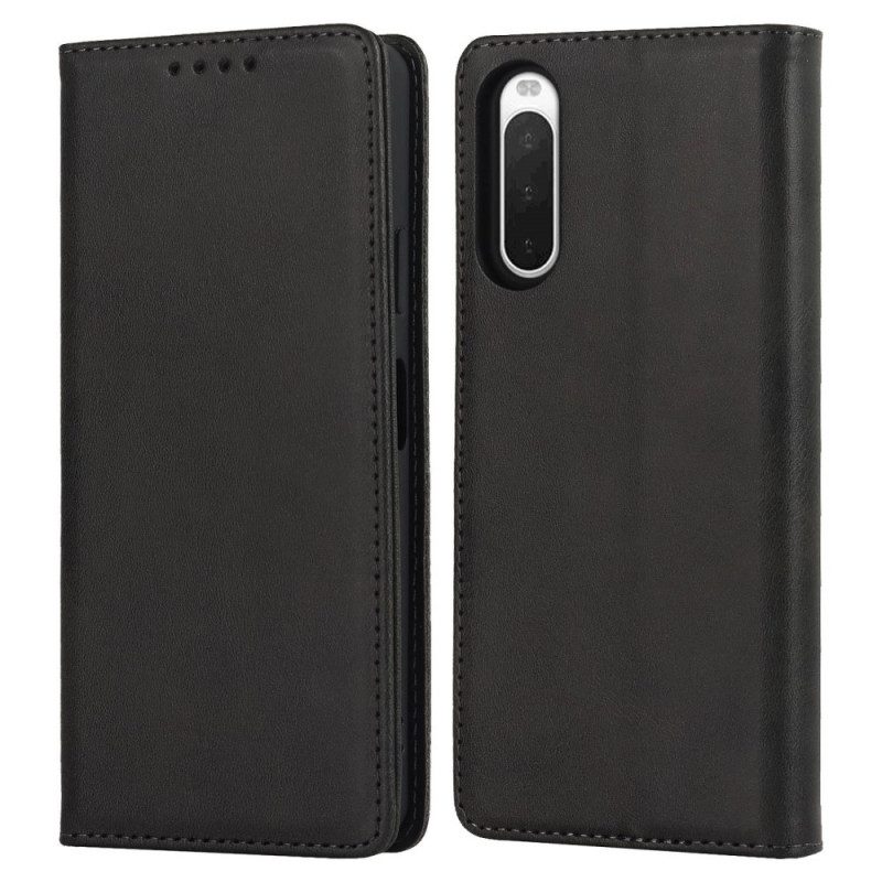 Schutzhülle Für Sony Xperia 10 IV Flip Case Klassisches Design