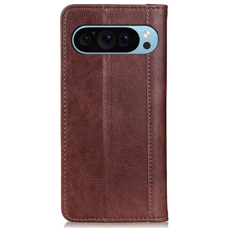 Flip Case Google Pixel 9 Pro Spaltleder