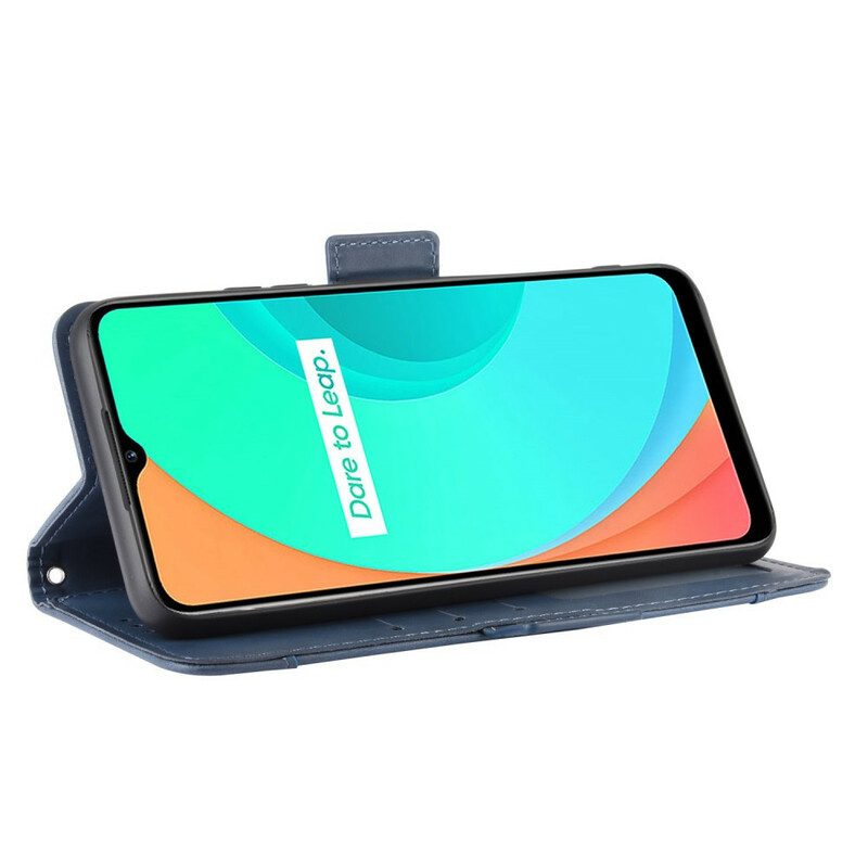 Flip Case Für Realme C11 Multi-card Premier Class