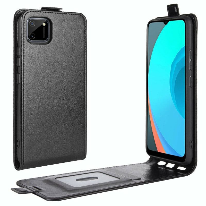 Lederhüllen Für Realme C11 Flip Case Vertikale Klappe