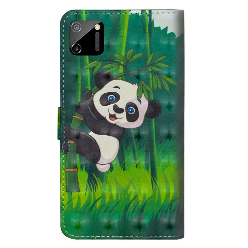 Lederhüllen Für Realme C11 Panda Und Bambus