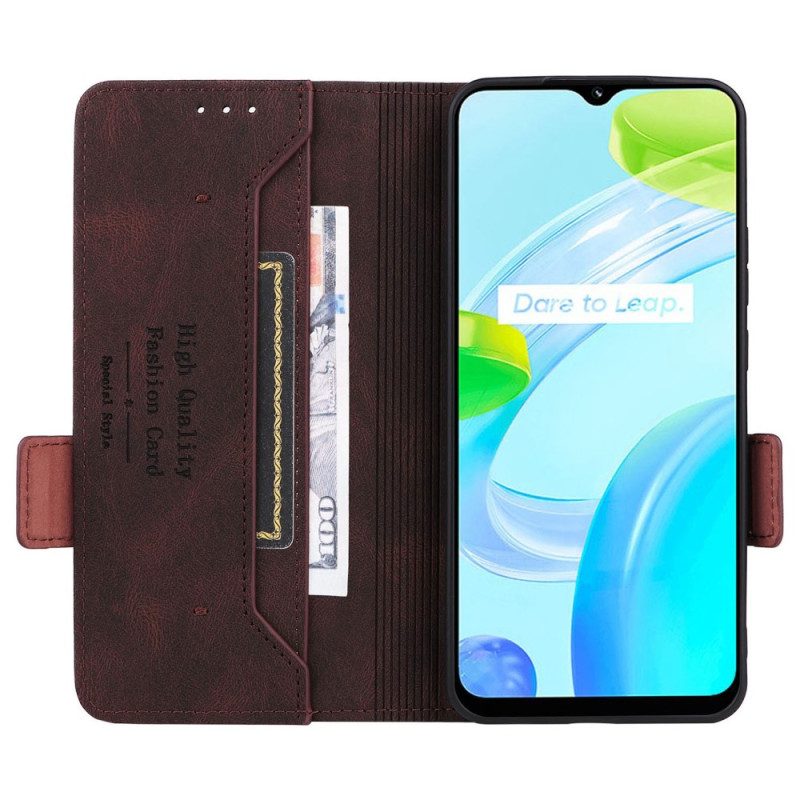 Flip Case Für Realme C30 Hardware-dekor