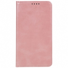 Flip Case Für Samsung Galaxy M55 5g Wadenstruktur