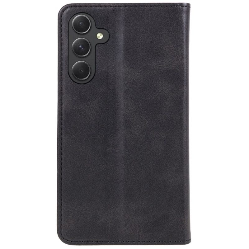 Flip Case Für Samsung Galaxy M55 5g Wadenstruktur