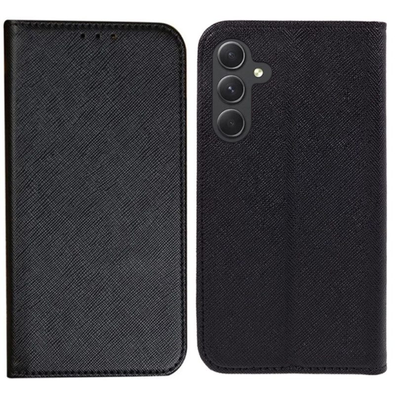 Flip Case Samsung Galaxy M55 5g Kreuztextur