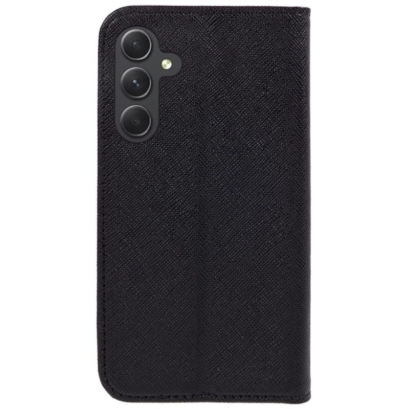 Flip Case Samsung Galaxy M55 5g Kreuztextur