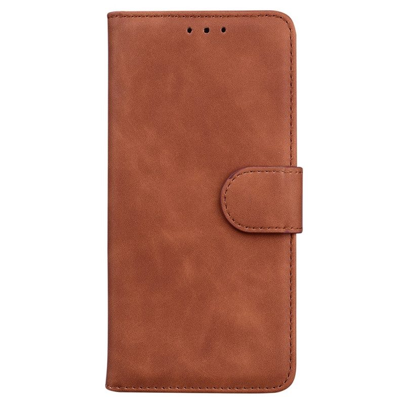 Flip Case Für Xiaomi Redmi 10C Kunstleder. Einfarbig