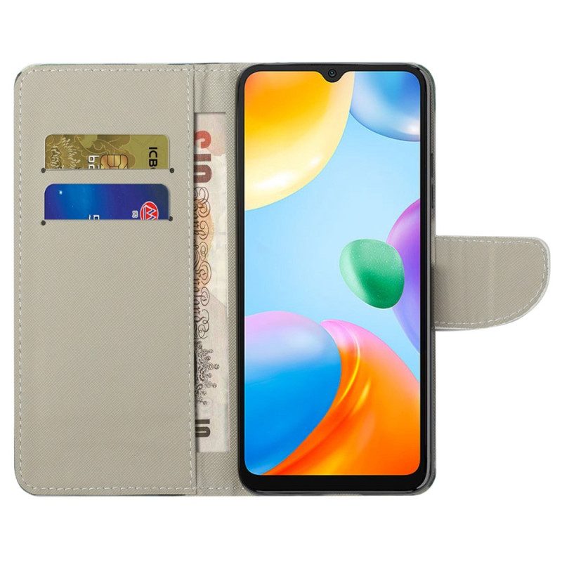 Flip Case Für Xiaomi Redmi 10C Mehrere Eulen