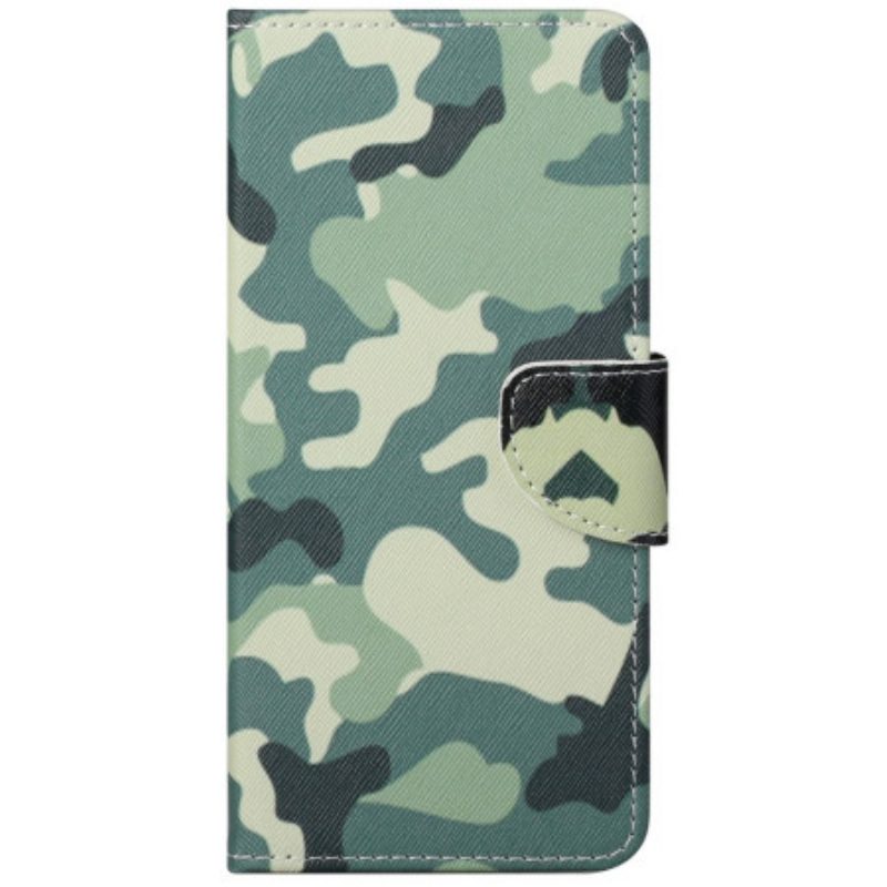 Flip Case Für Xiaomi Redmi 10C Militärische Tarnung