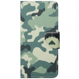 Flip Case Für Xiaomi Redmi 10C Militärische Tarnung