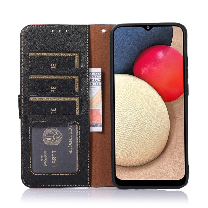 Flip Case Für Xiaomi Redmi 10C Rfid-khazneh Im Litschi-stil