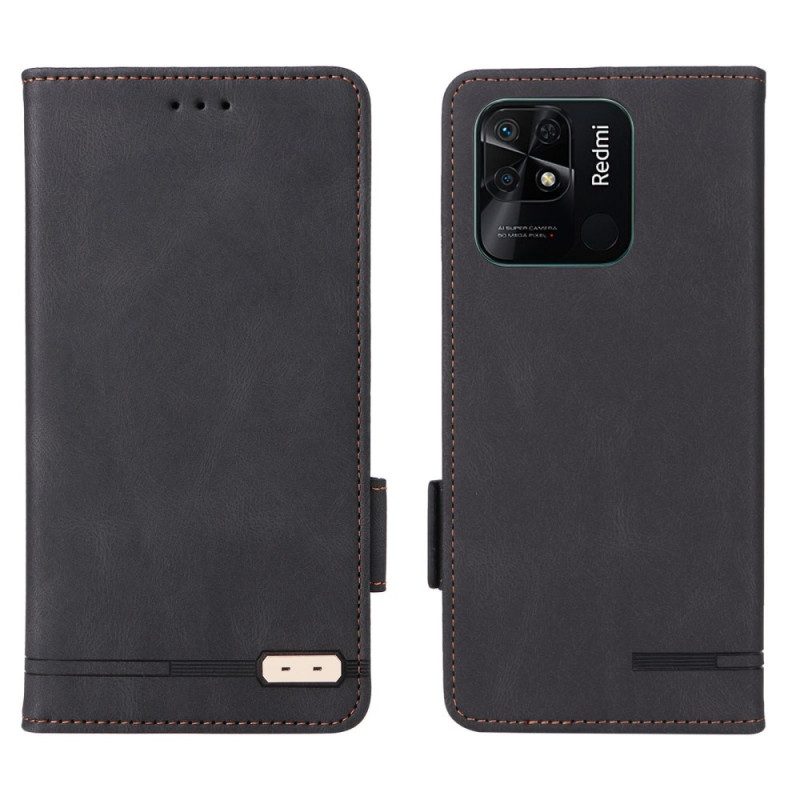 Flip Case Für Xiaomi Redmi 10C Subtile Eleganz